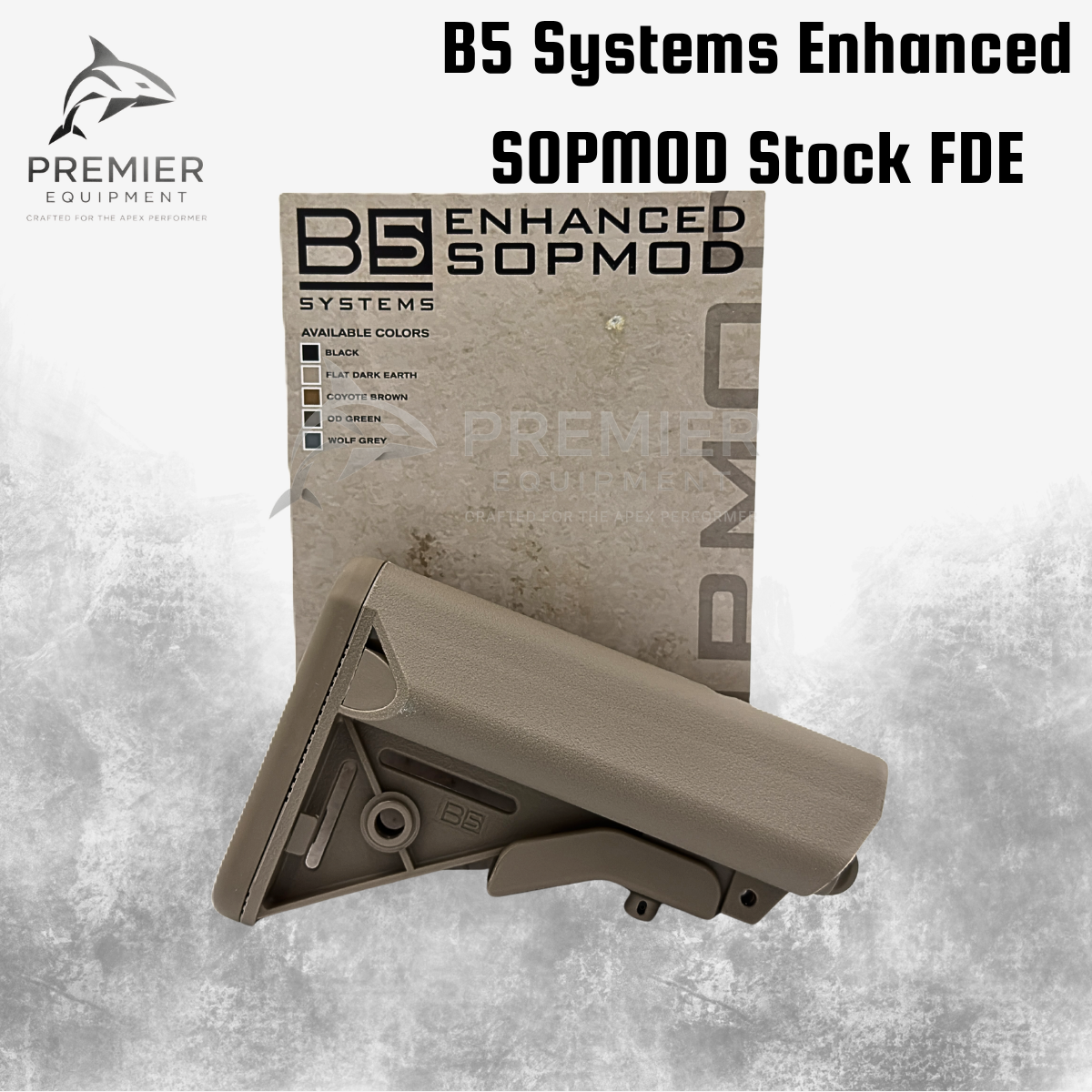 B5 Systems Enhanced SOPMOD Stock พานท้าย AR-15 / M4 Mil-Spec รูปที่ 2